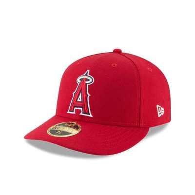 Sapca New Era Los Angeles Angels MLB Authentic Collection Low Profile 59FIFTY Fitted - Rosii